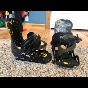 Youth XS Ride Snowboard Bindings